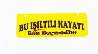 DEKOR YAZI  ÇEŞİT 22CMX15CM KOD:111900
