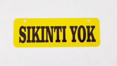 DEKOR YAZI  ÇEŞİT 22CMX15CM KOD:111900