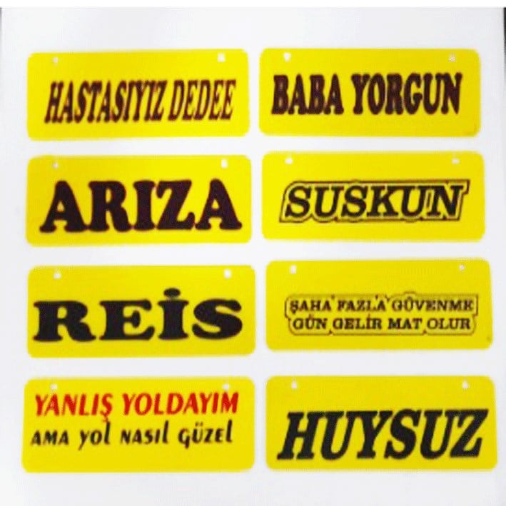 DEKOR YAZI  ÇEŞİT 22CMX15CM KOD:111900