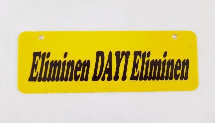 DEKOR YAZI  ÇEŞİT 22CMX15CM KOD:111900