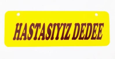 DEKOR YAZI  ÇEŞİT 22CMX15CM KOD:111900
