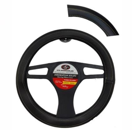 DİREKSİYON KILIFI SARI DİKİŞLİ 38-40 CM TAKSİ TİP KOD:007