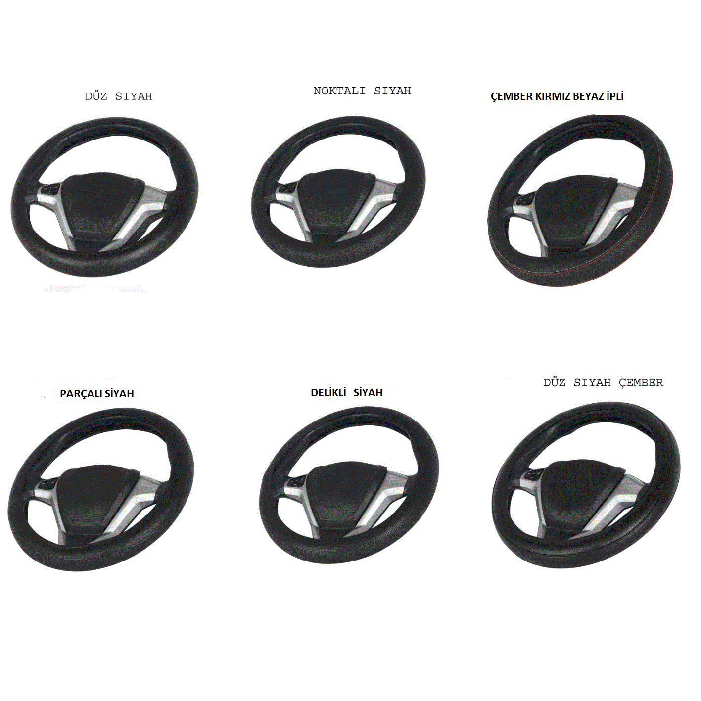 DİREKSİYON KILIFI SİYAH RENK ÇEŞİTLERİ 007-11