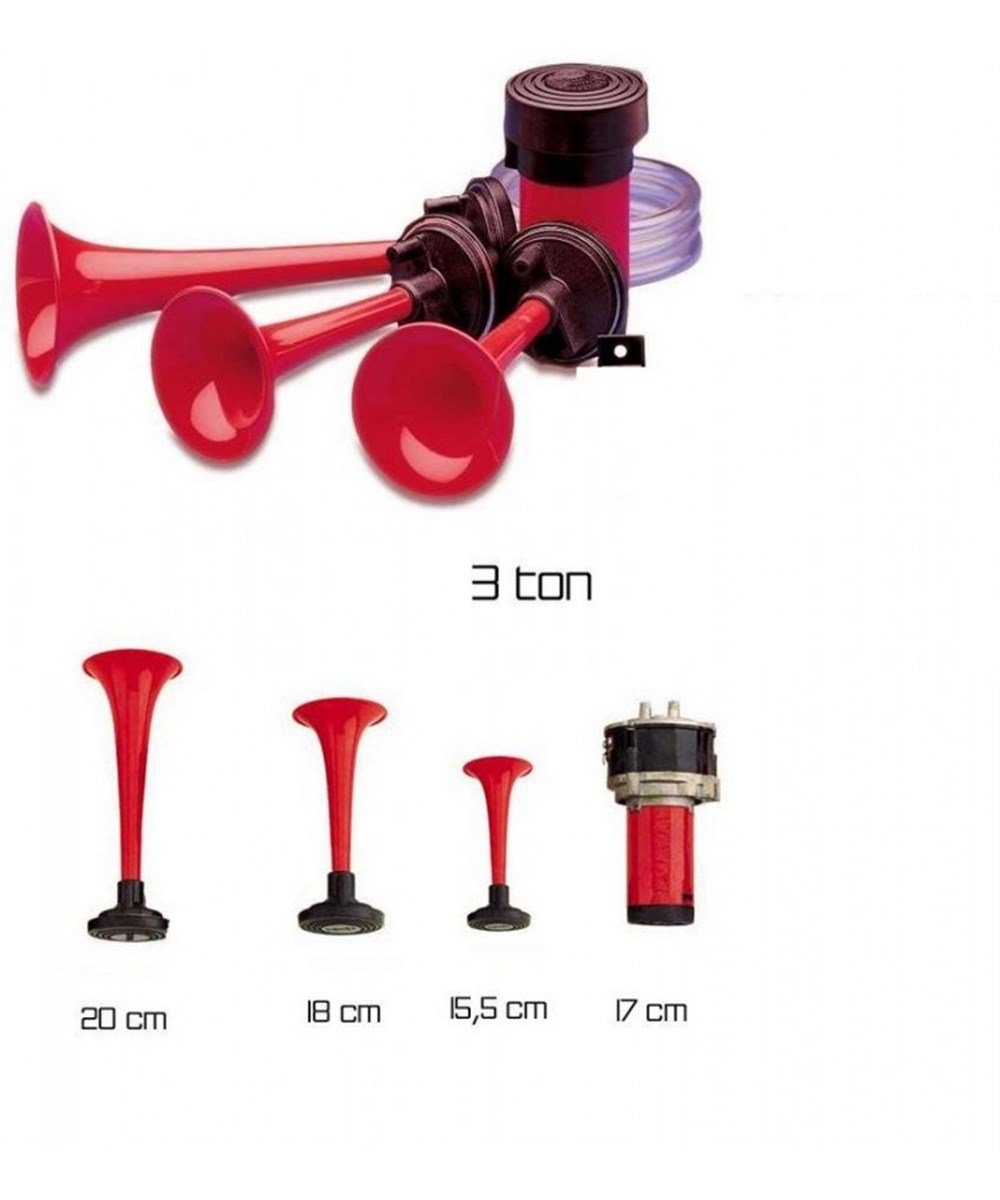 Havalı Korna  3 borulu 12v Kod:2751514