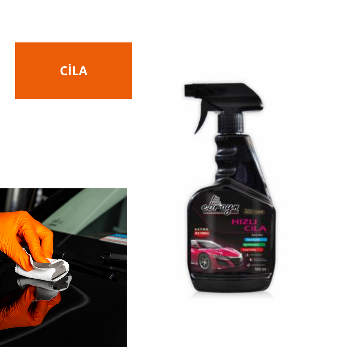 Hızlı Cila 500 ml Ebrayn Kod:EBR231