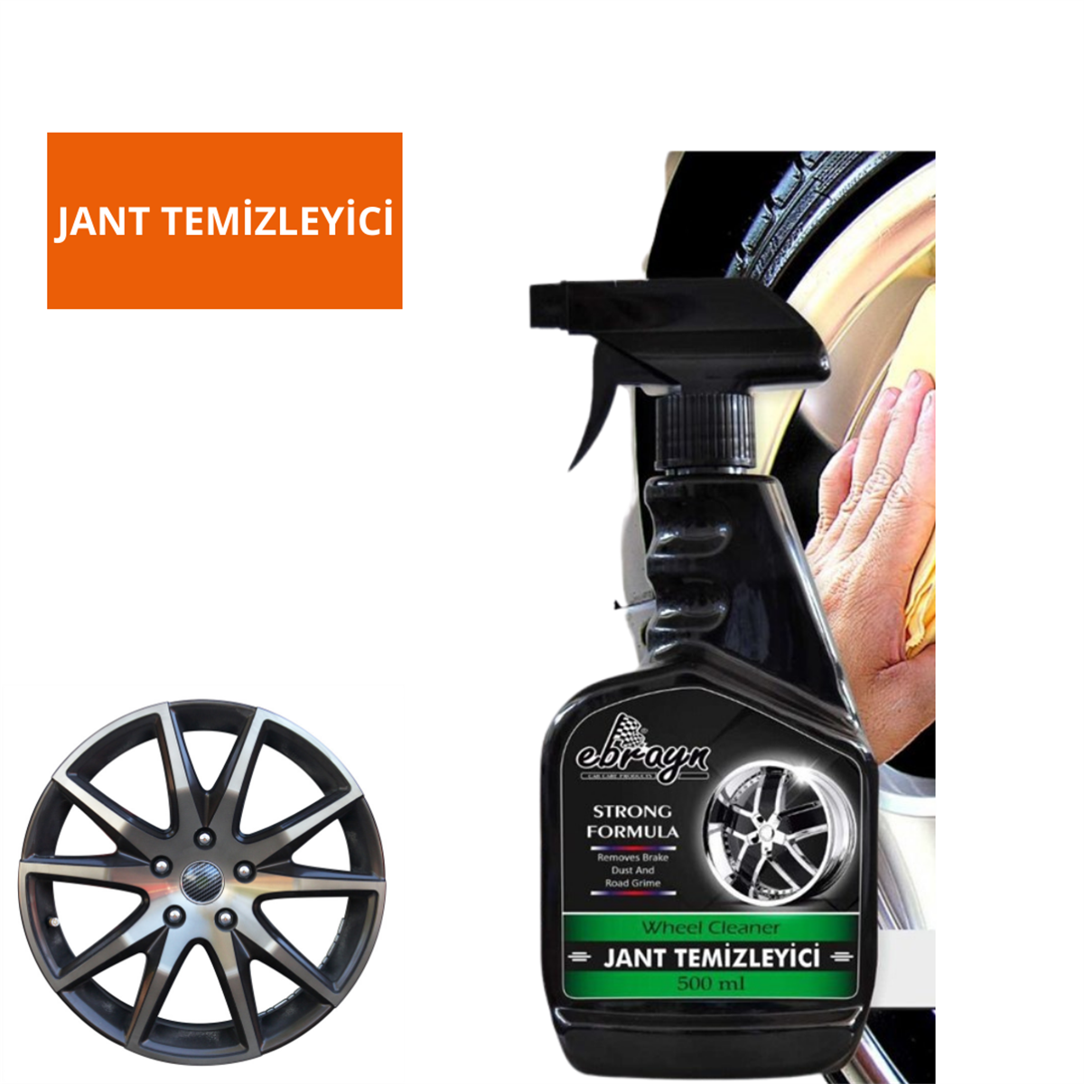 Jant Temizleyici 500 ml Ebrayn Kod:EBR187