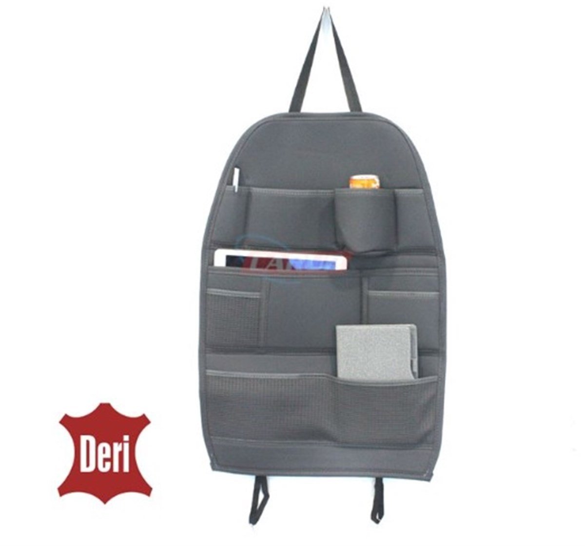 Koltuk Arkası Organizer Çanta Deri Gri 5902214