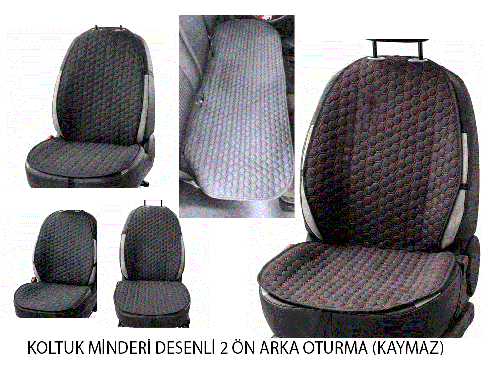 KOLTUK MİNDERİ DESENLİ 2 ÖN ARKA OTURMA (KAYMAZ) 200112