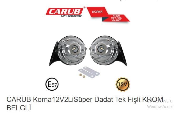 KORNA DADAT TEK GİRİŞ KROM BELGELİ KOD:2751569
