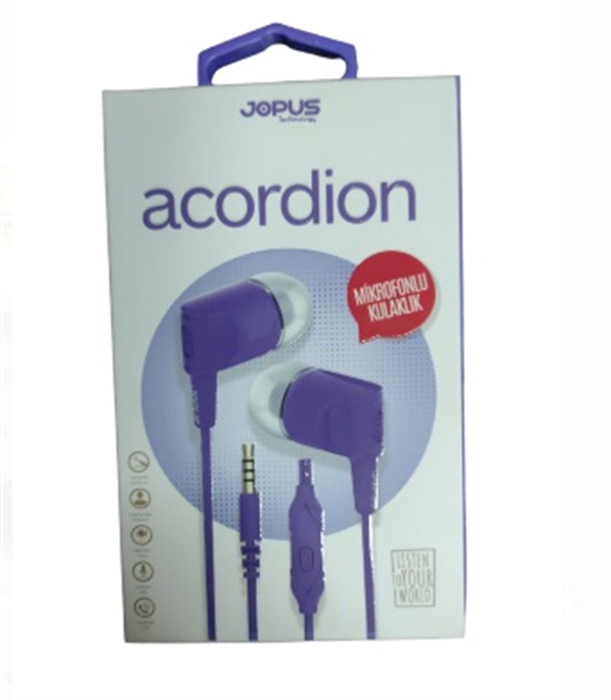 KULAK İÇİ KULAKLIK MAVİ 9156