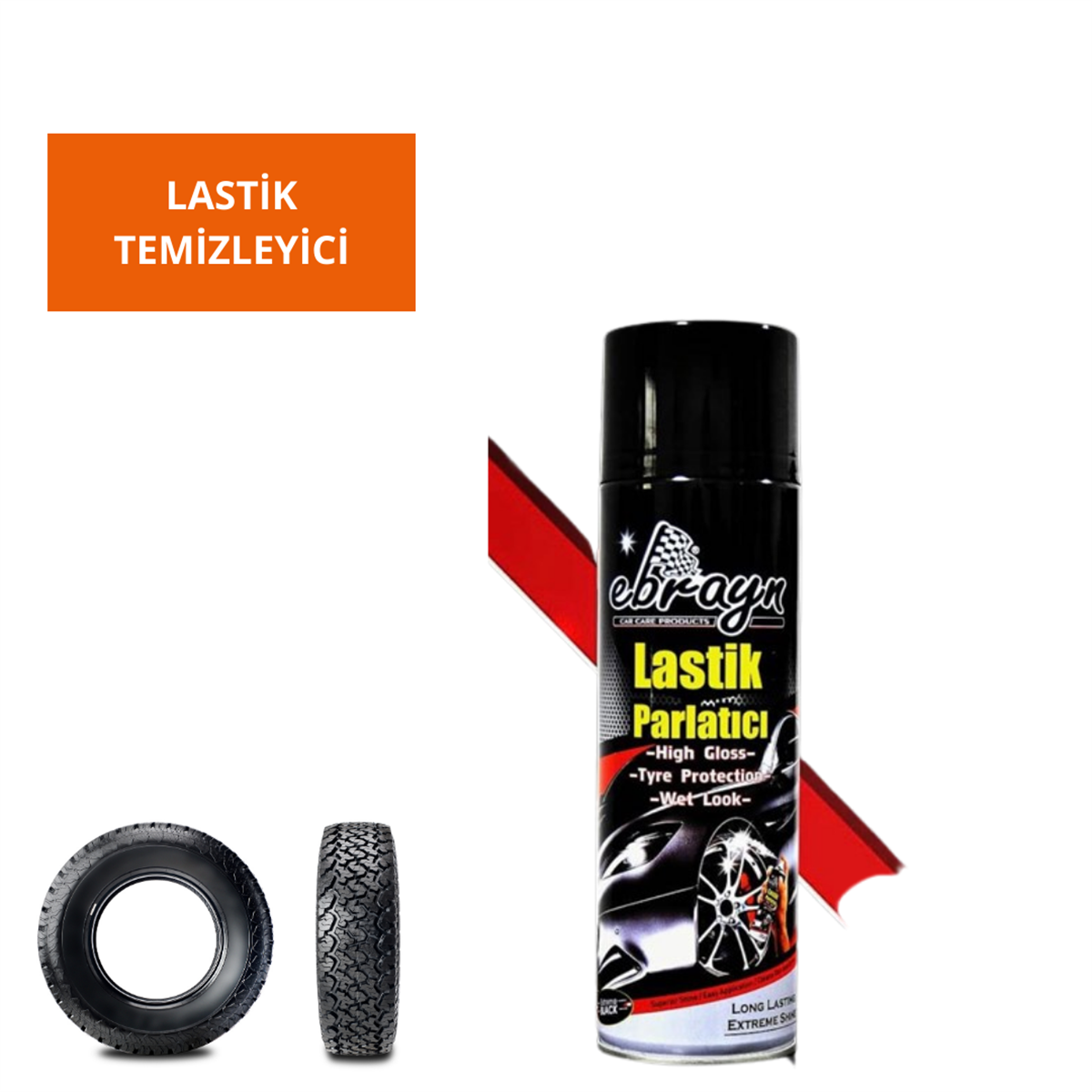 Lastik Temizleyici 500 ml Aerosol Ebrayn Kod:EBR894