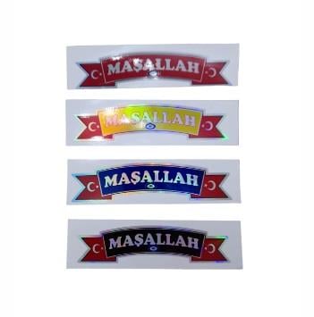 MAŞALLAH-BESMELE-ALLAH KORUSUN HOLOGRAM YAZI 2,5X13 KOD:1227