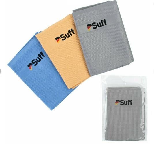 MİKROFİBER CAM VE YÜZEY BEZİ 3'LÜ SUFF 60X40 ALMAN MALI KOD:A09-6040-250