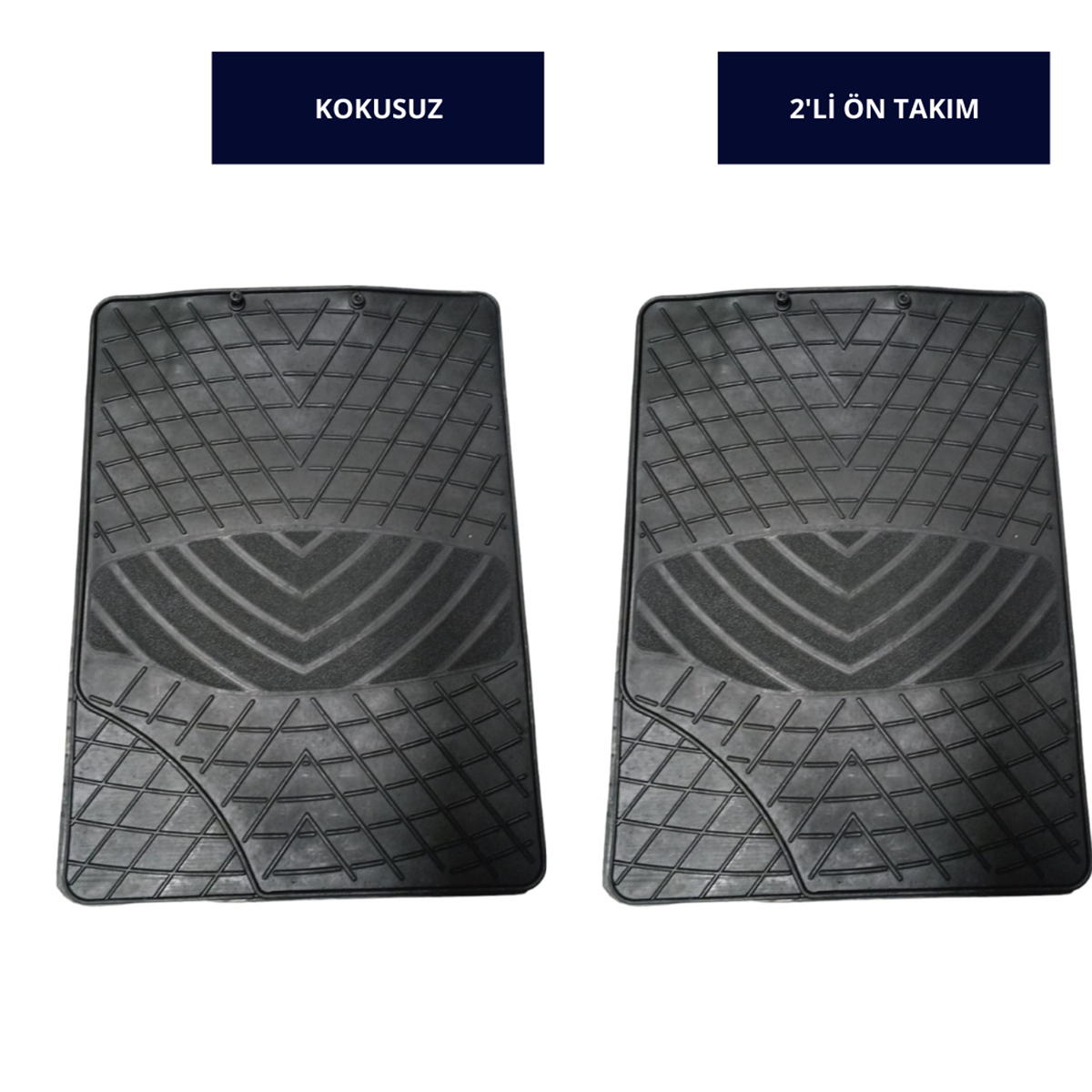 Ön Paspas 2'li Takım Tek Kabin Kod:0025