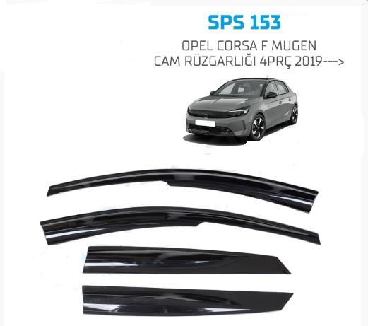 OPEL CORSA F MUGEN CAM RÜZGARLIĞI 2019-2024 4Parça SPS153