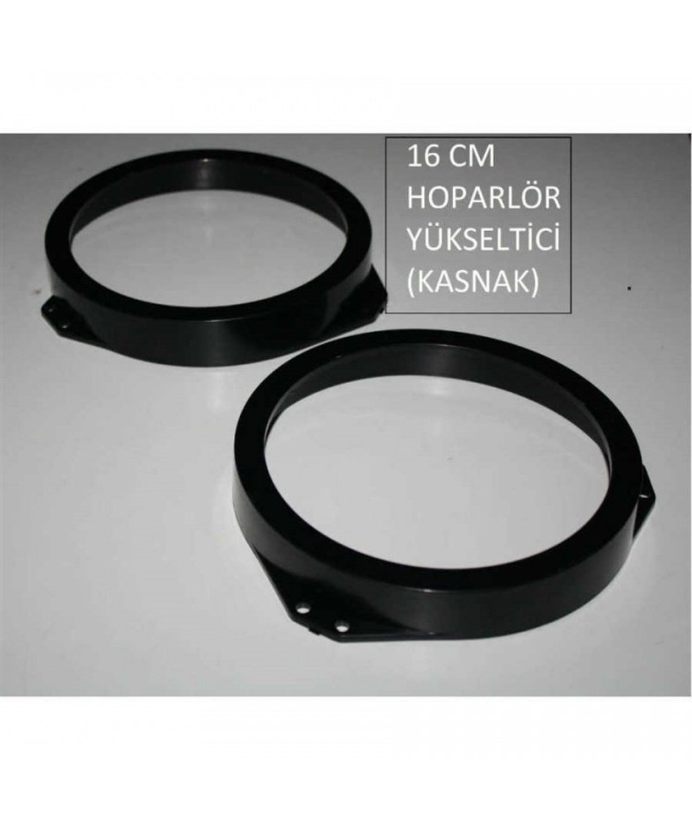 Oto Hoparlör Altlığı Yükseltici Takoz Yuvarlak Takım 16cm  Kod:10012
