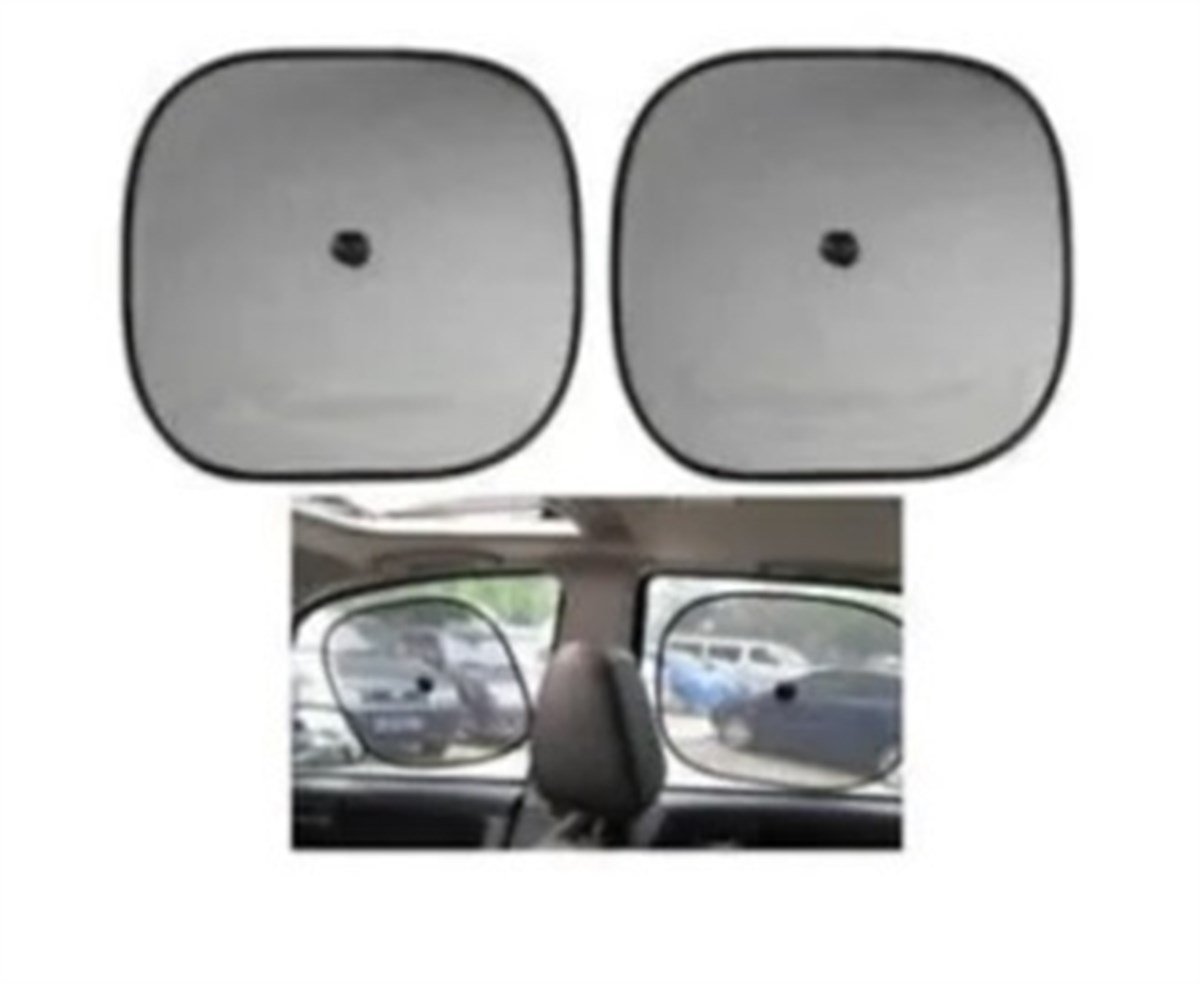 Perde Güneşlik Yan Cam Düz Siyah Vantuzlu 4955504