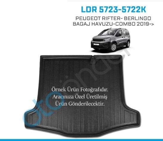 PEUGEOT RİFTER-BERLİNGO-COMBO-DOBLO BAGAJ HAVUZU 2019 SONRASI KOD:20255722K