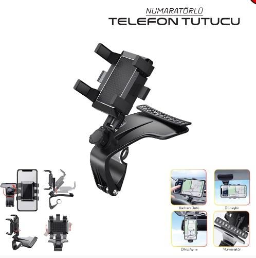 TELEFON TUTUCU TORPİDO ÜSTÜ NUMARATÖRLÜ 360 KOD:5901972