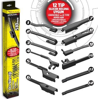 VETTE PLUS MULTİFİT SİLECEK 510 MM AUTOMİX KOD:39687