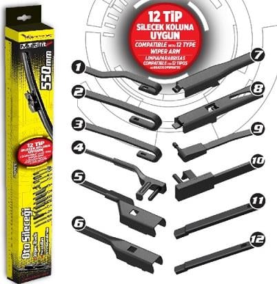 VETTE PLUS MULTİFİT SİLECEK 550 MM AUTOMİX KOD:39688