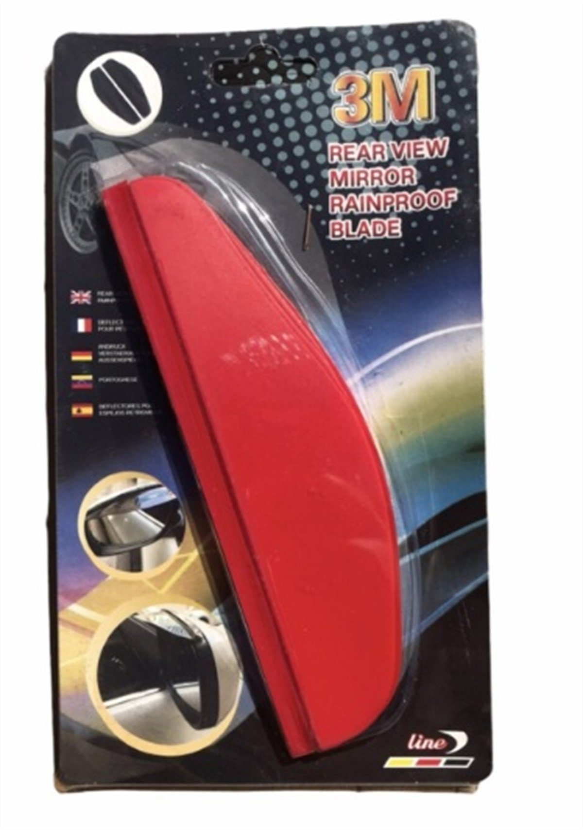 Yan Ayna Siperliği Kırmızı 7777