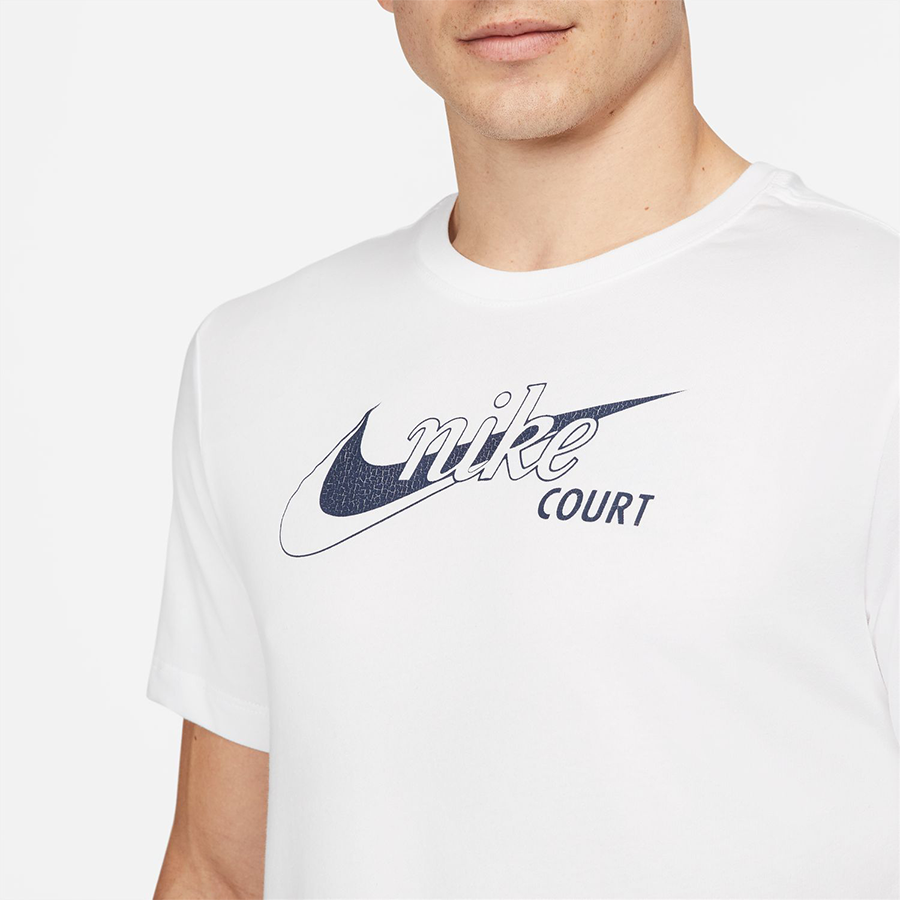 NikeCourt Dri-FIT Swoosh Erkek Tenis Tişörtü
