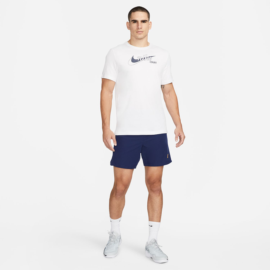 NikeCourt Dri-FIT Swoosh Erkek Tenis Tişörtü