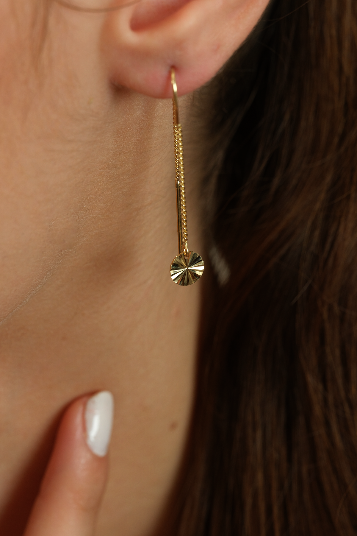 Sallantılı Pullu Küpe