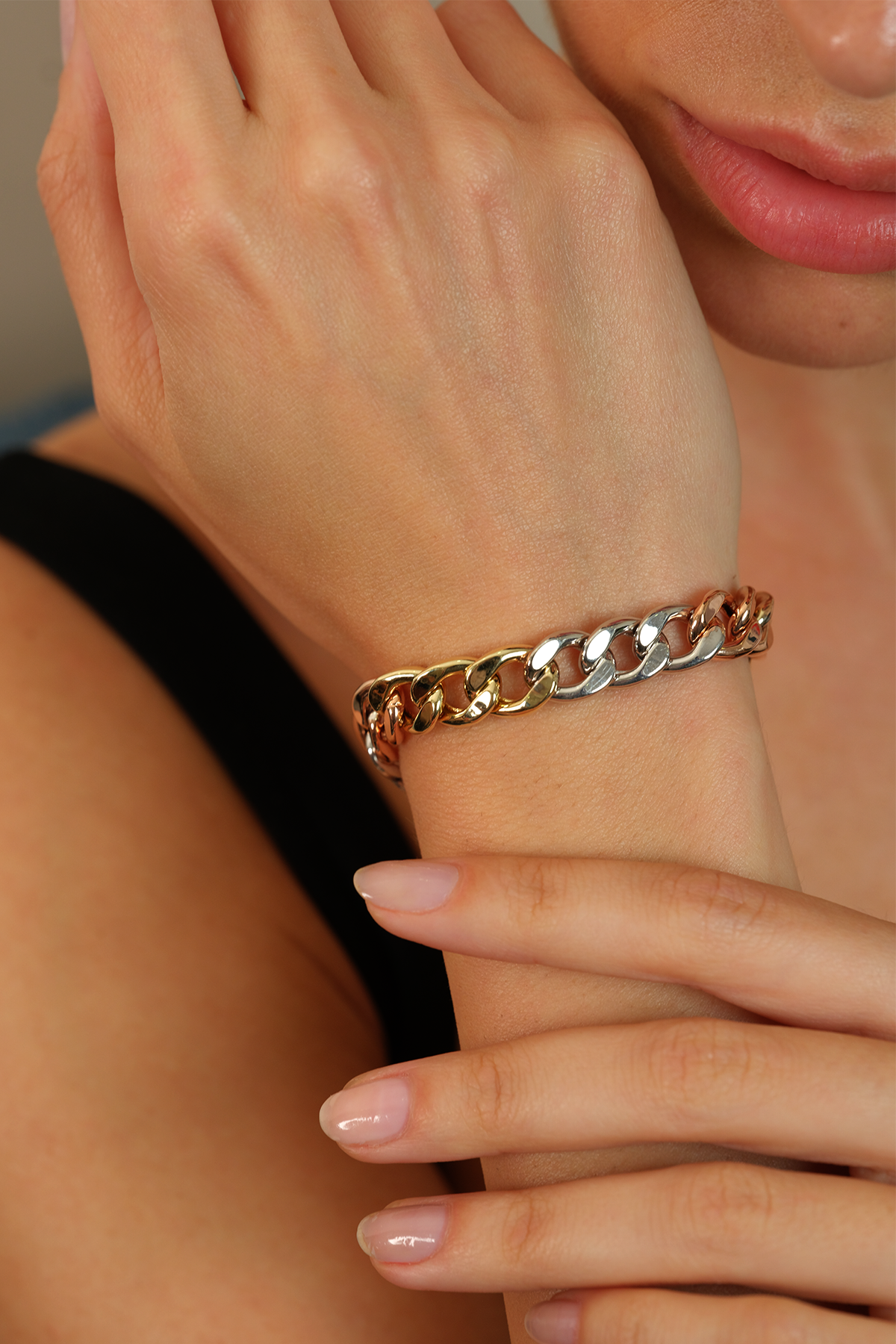 Üç Renk Detaylı Gurmet Bileklik