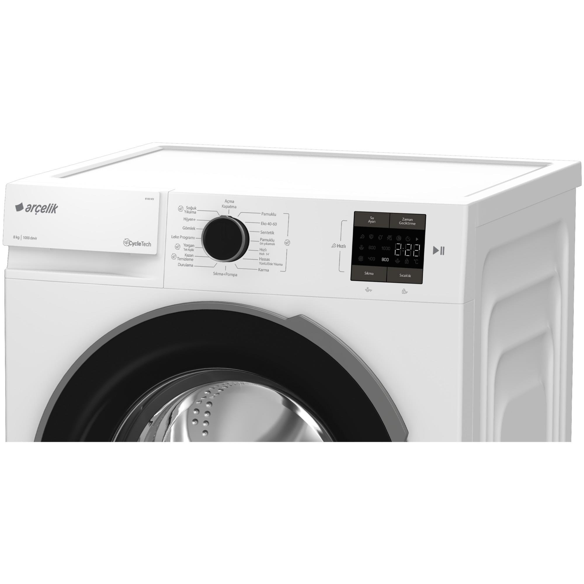 8100MX8100 MX 8 Kg Çamaşır Makinesi