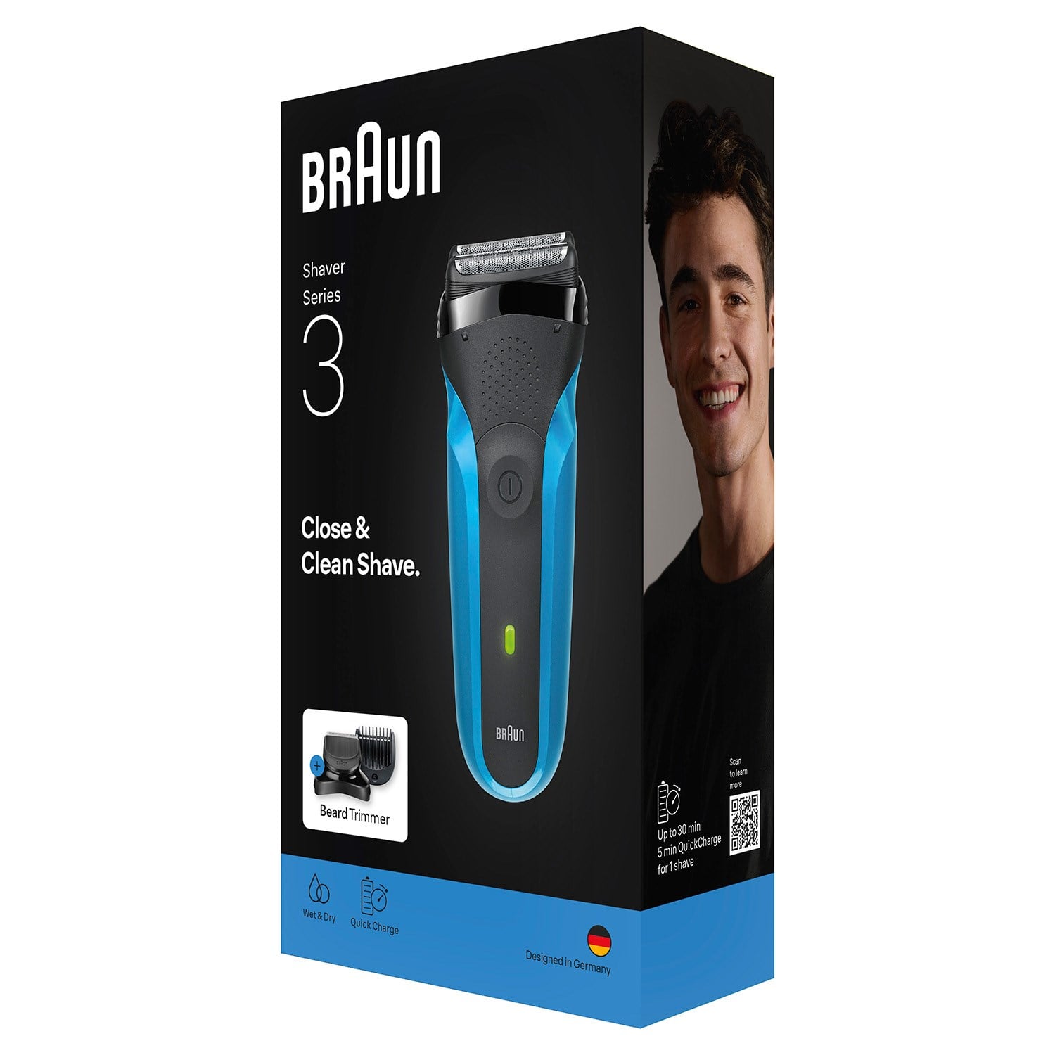 80828679BRAUN 310BT SERIES3 MHR SHAVERS 1LI