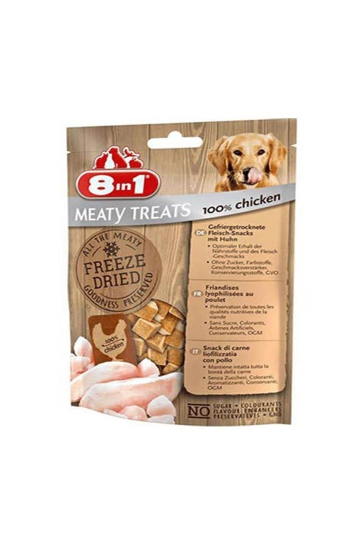 8 in 1 Köpek Dondurularak Kurutulmuş Tavuk Ödül 50 gr - İkizler Yem Market8 in 1 Köpek Dondurularak Kurutulmuş Tavuk Ödül 50 gr