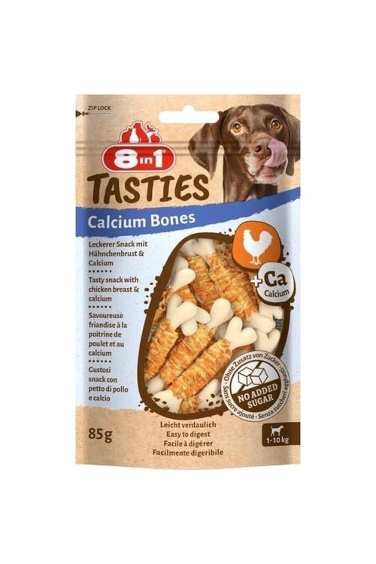 8in1 Tasties Calcium Bones Tavuk Sargılı Köpek Ödülü 85 G - İkizler Yem Market8in1 Tasties Calcium Bones Tavuk Sargılı Köpek Ödülü 85 G