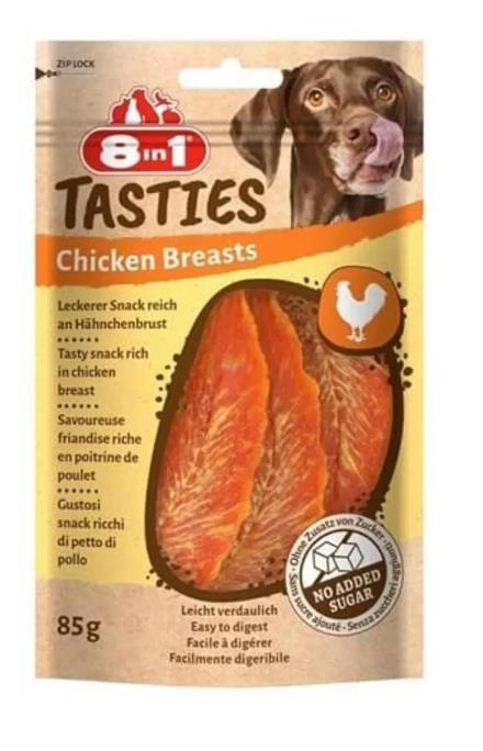8in1 Tasties Chicken Breast Tavuk Göğsü Köpek Ödülü 85 Gr - İkizler Yem Market8in1 Tasties Chicken Breast Tavuk Göğsü Köpek Ödülü 85 Gr