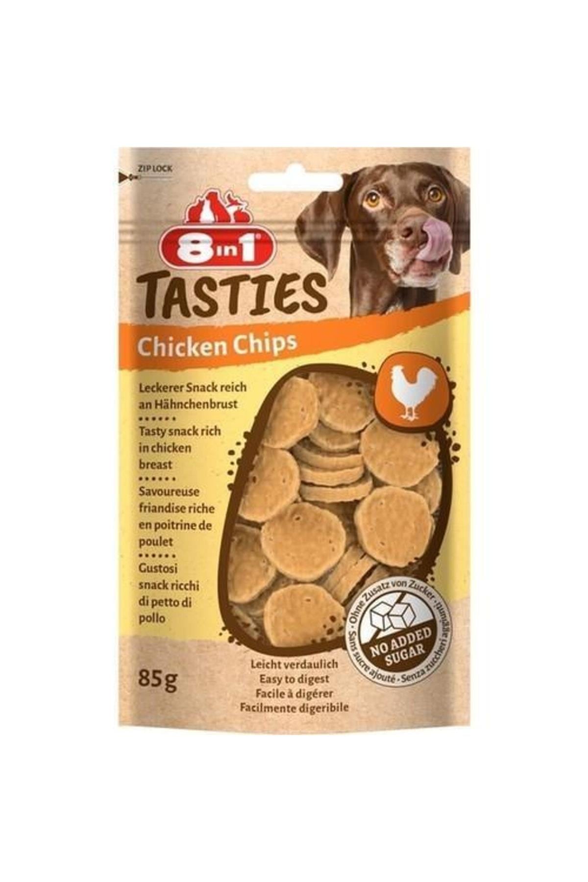 8in1 Tasties Chicken Chips Tavuk Cipsi Köpek Ödülü 85 Gr - İkizler Yem Market8in1 Tasties Chicken Chips Tavuk Cipsi Köpek Ödülü 85 Gr