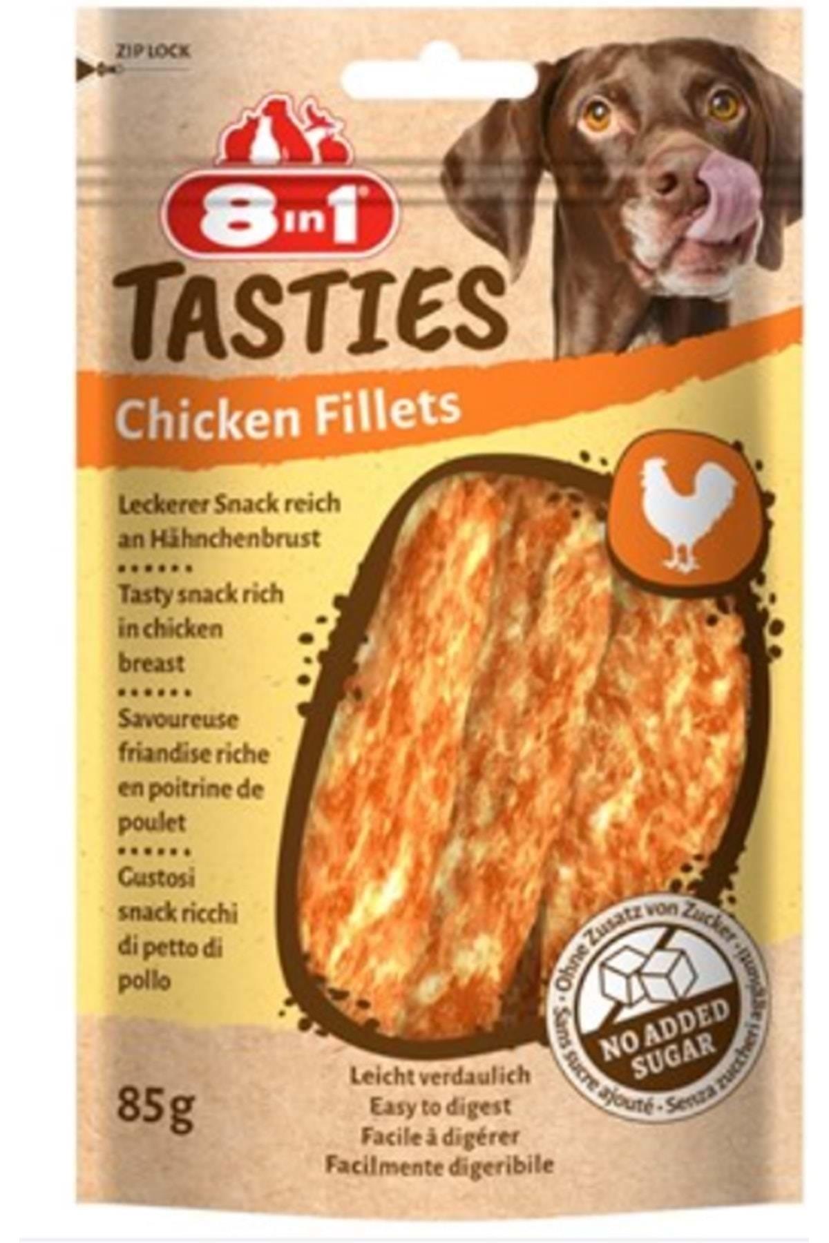 8in1 Tasties Chicken Fillets Tavuk Fileto Köpek Ödülü 85 Gr - İkizler Yem Market8in1 Tasties Chicken Fillets Tavuk Fileto Köpek Ödülü 85 Gr