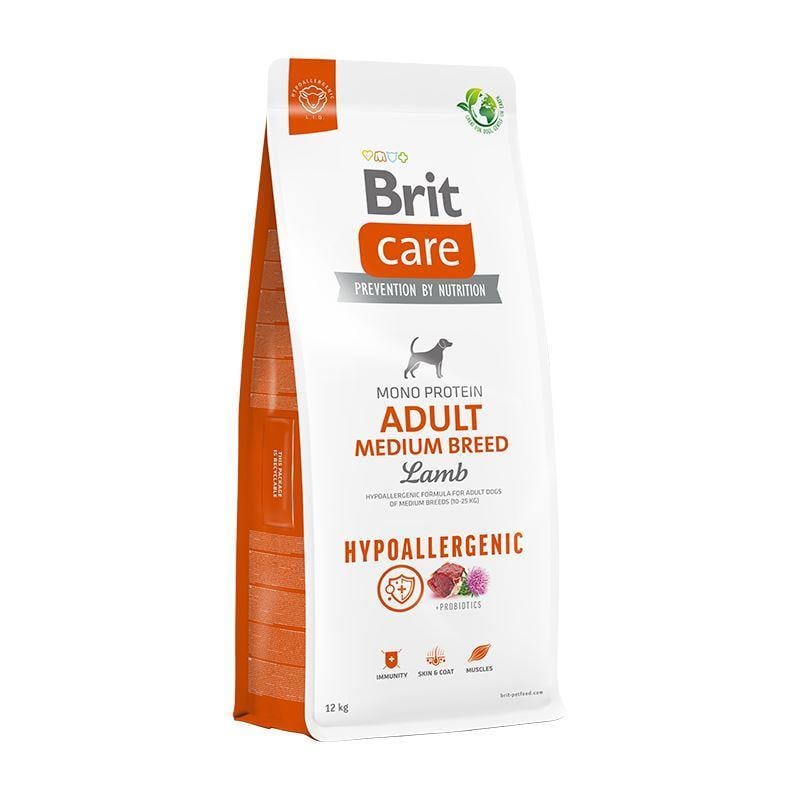 Brit Care Hypo-Allergenic Kuzulu ve Pirinçli Orta Irk Yetişkin Köpek Maması 12kg - İkizler Yem MarketBrit Care Hypo-Allergenic Kuzulu ve Pirinçli Orta Irk Yetişkin Köpek Maması 12kg