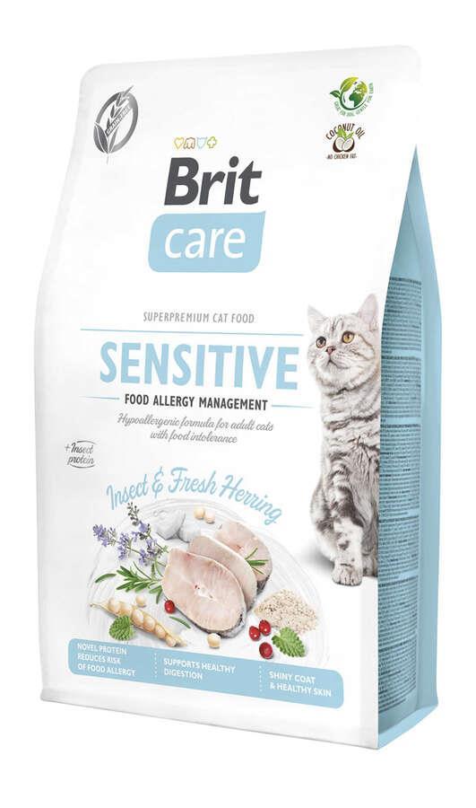 Brit Care Sensitive Hypoallergenic Böcek Ringa Balıklı Alerji Kontrolü Tahılsız Kedi Maması 7 Kg - İkizler Yem MarketBrit Care Sensitive Hypoallergenic Böcek Ringa Balıklı Alerji Kontrolü Tahılsız Kedi Maması 7 Kg
