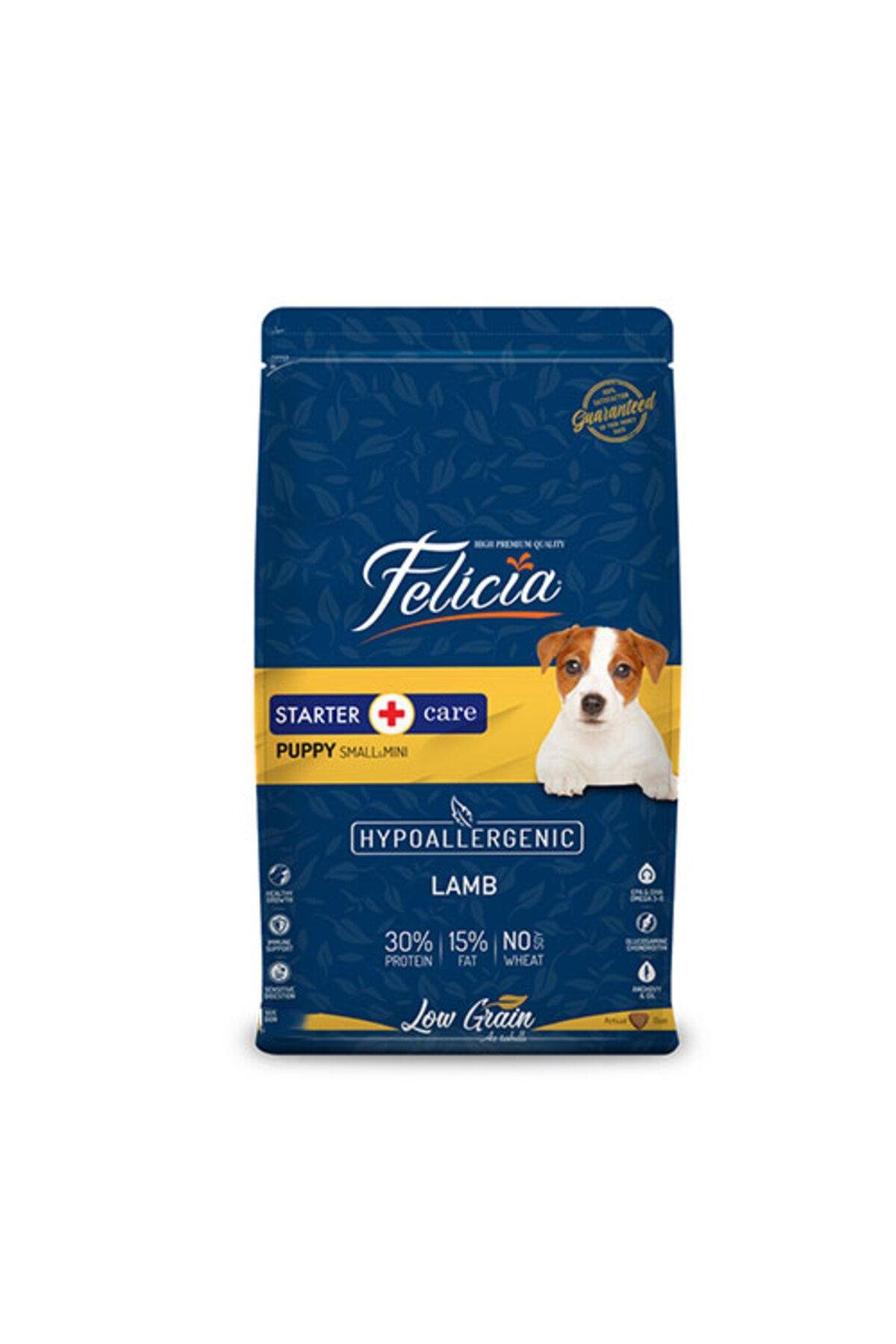 Felicia Hypoallergenic Küçük Ve Orta Irk Kuzulu Düşük Tahıllı Yavru Köpek Maması 3 Kg - İkizler Yem MarketFelicia Hypoallergenic Küçük Ve Orta Irk Kuzulu Düşük Tahıllı Yavru Köpek Maması 3 Kg