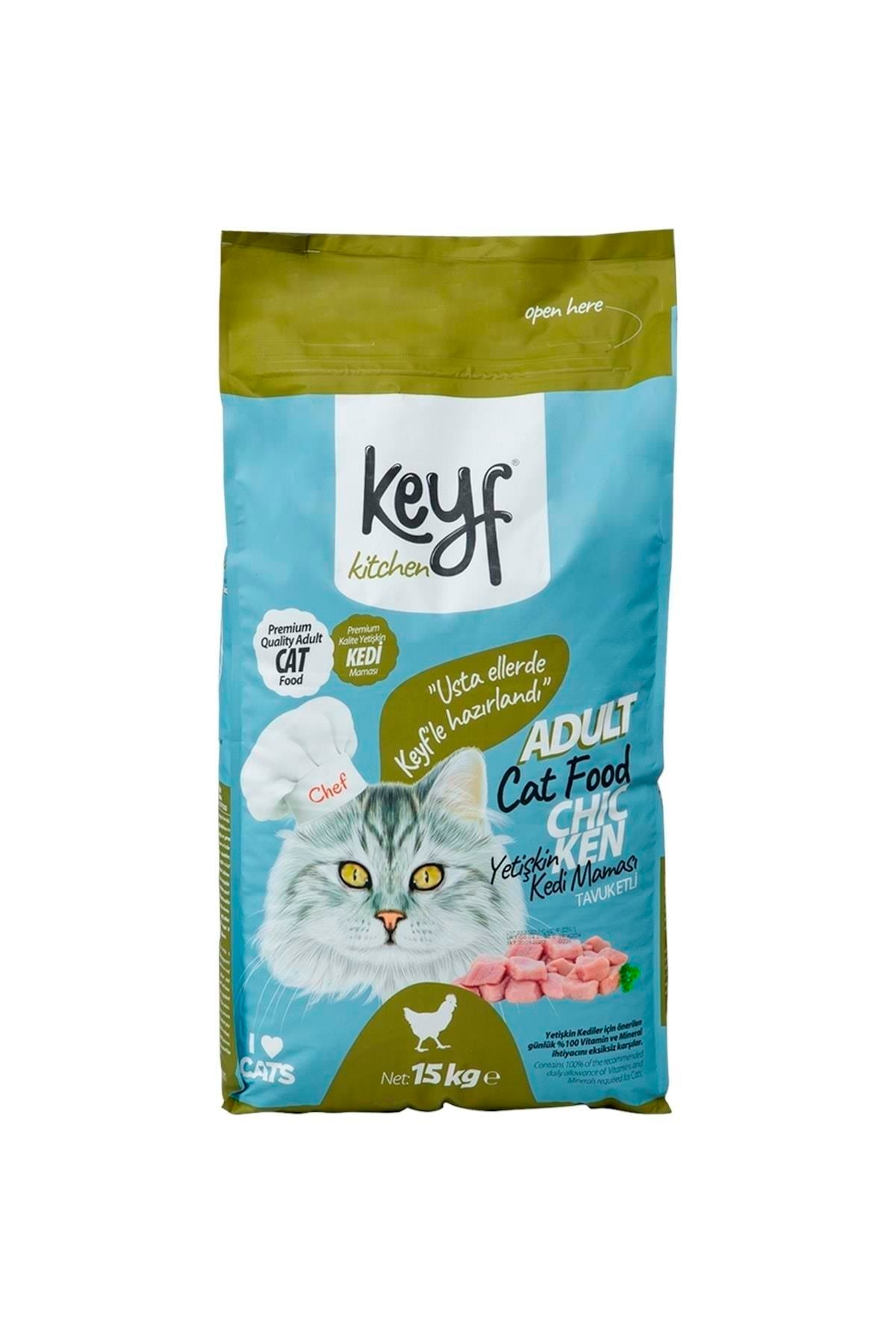 Keyf Tavuklu Kedi Maması 15 Kg - İkizler Yem MarketKeyf Tavuklu Kedi Maması 15 Kg