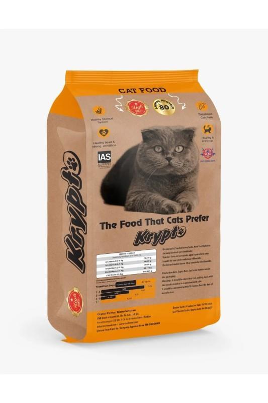 Krypto Tavuklu Kedi Maması 15 Kg - İkizler Yem MarketKrypto Tavuklu Kedi Maması 15 Kg