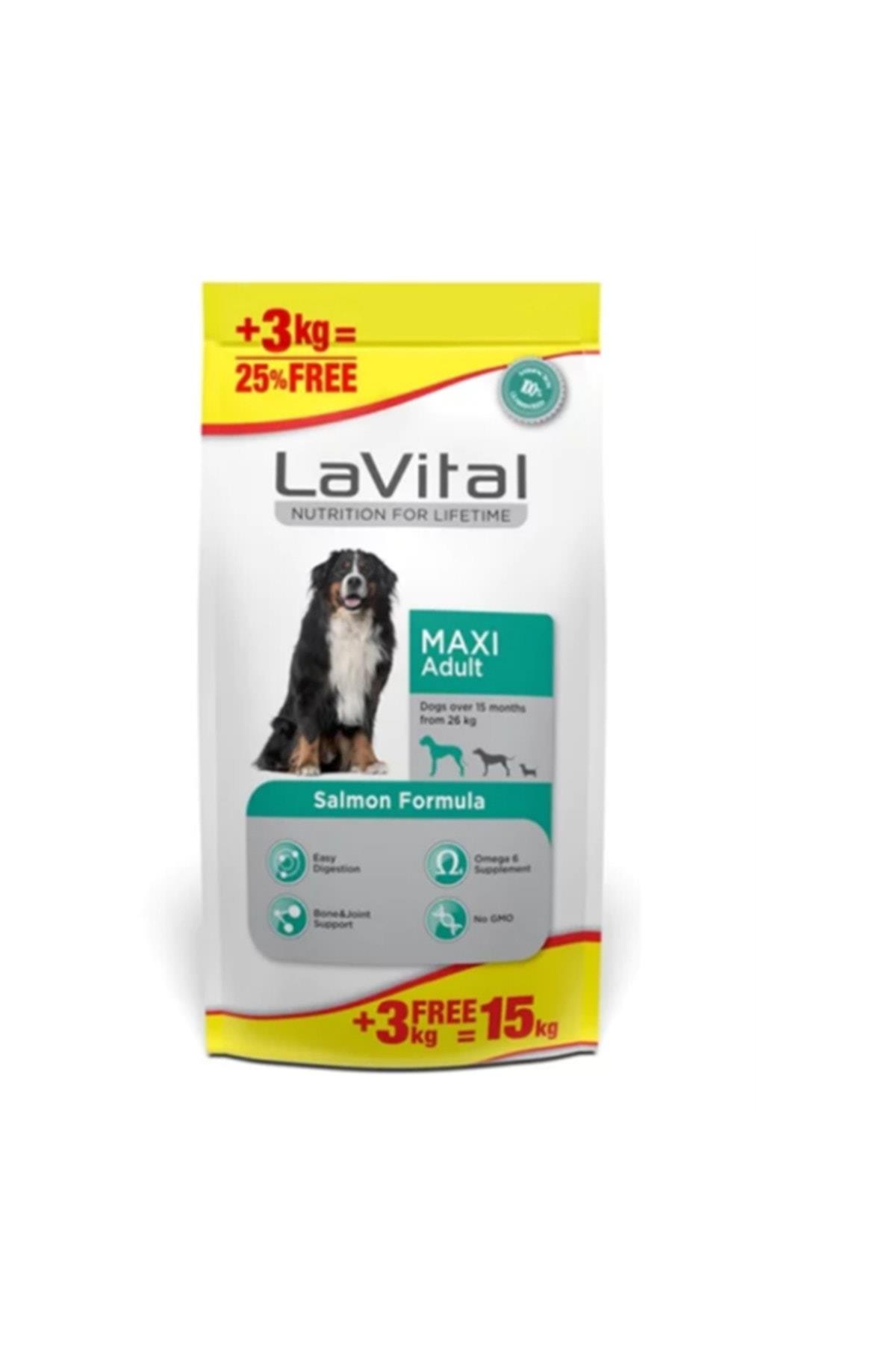 La Vital Somonlu Büyük Irk Yetişkin Köpek Maması 15 Kg - İkizler Yem MarketLa Vital Somonlu Büyük Irk Yetişkin Köpek Maması 15 Kg