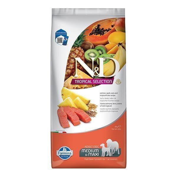 ND Tropical Selection Somonlu Yetişkin Köpek Maması 10 KG - İkizler Yem MarketND Tropical Selection Somonlu Yetişkin Köpek Maması 10 KG