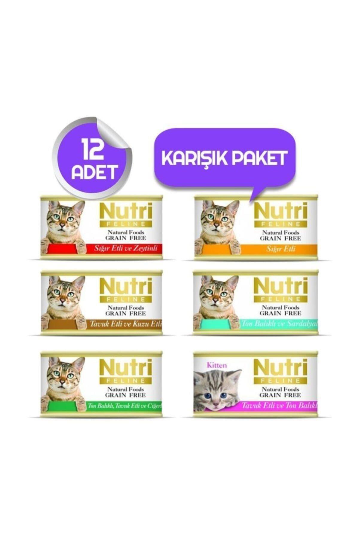Nutri Tahılsız Kedi Maması 12 'li Özel Paket - İkizler Yem MarketNutri Tahılsız Kedi Maması 12 'li Özel Paket