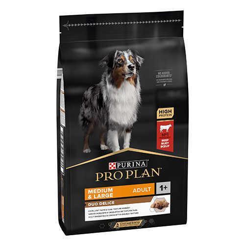 Pro Plan Duo Delice Medium & Large Biftekli Yetişkin Köpek Maması 10 Kg - İkizler Yem MarketPro Plan Duo Delice Medium & Large Biftekli Yetişkin Köpek Maması 10 Kg