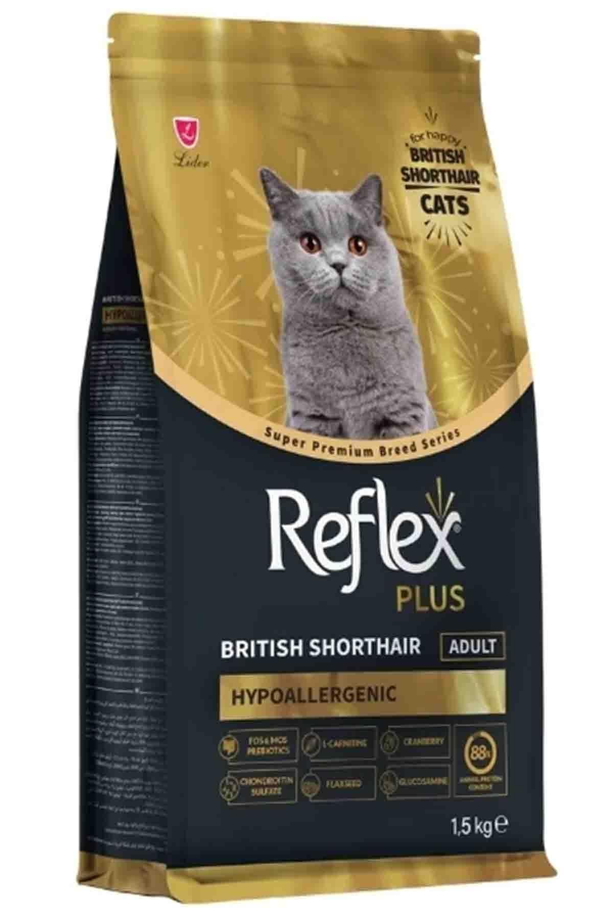 Reflex Plus British Shorthair Yetişkin Kedi Maması 1,5 kg - İkizler Yem MarketReflex Plus British Shorthair Yetişkin Kedi Maması 1,5 kg