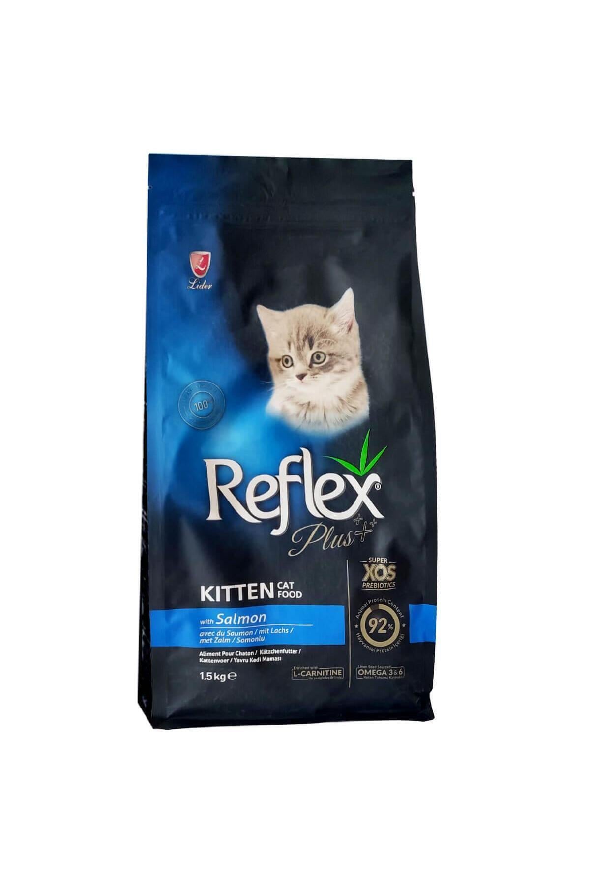Reflex Plus Kitten Somonlu Yavru Kedi Maması 1,5 Kg - İkizler Yem MarketReflex Plus Kitten Somonlu Yavru Kedi Maması 1,5 Kg
