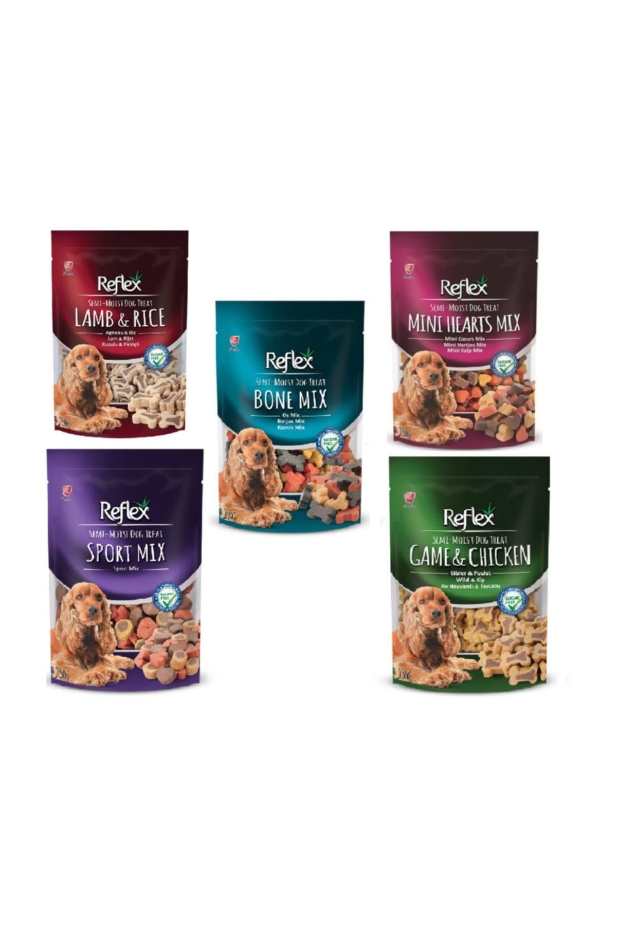 Reflex Semi Moist Dog Treat Köpek Ödülü 150 gr * 5 Adet - İkizler Yem MarketReflex Semi Moist Dog Treat Köpek Ödülü 150 gr * 5 Adet