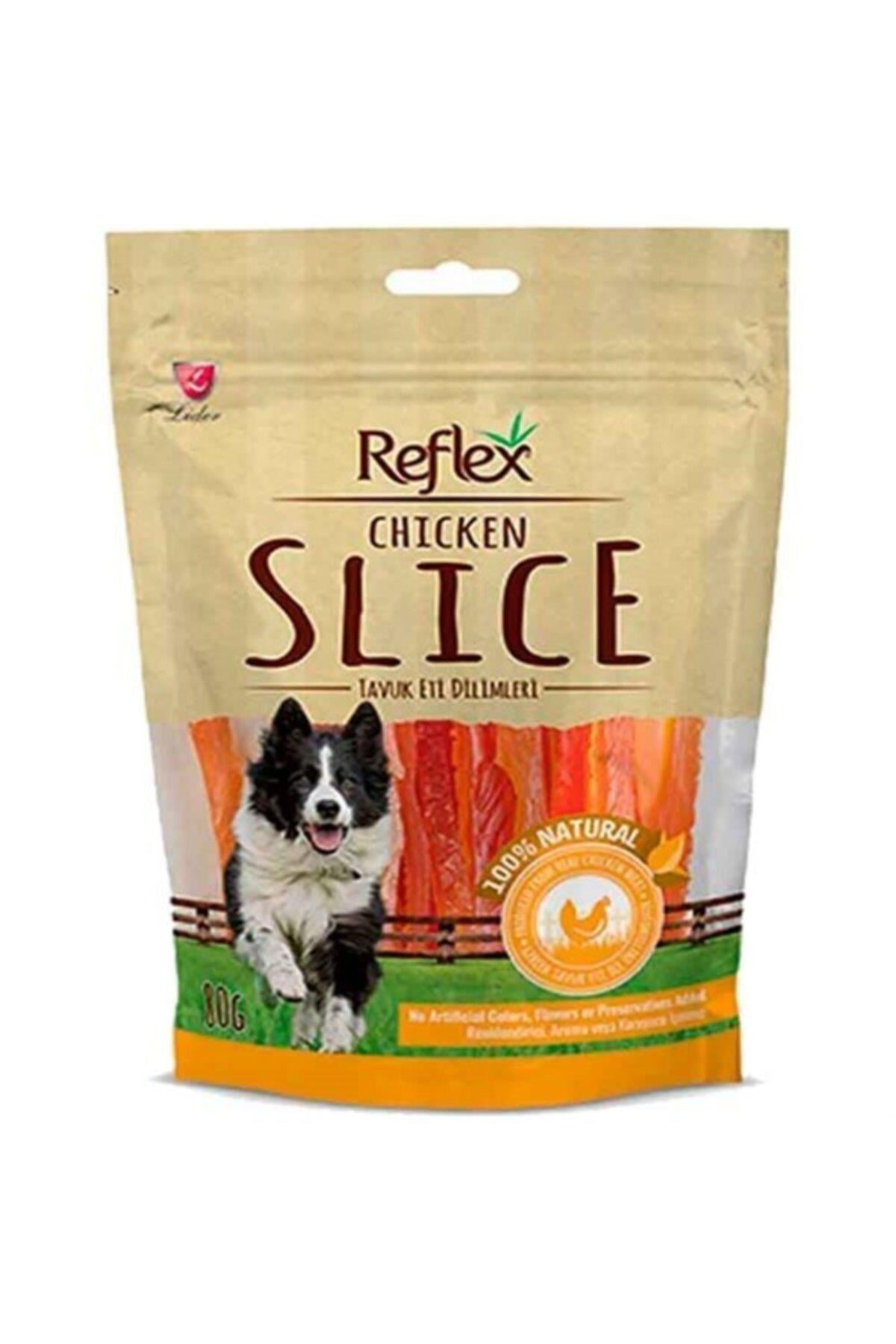 Reflex Tavuklu Yumuşak Dilim Köpek Ödülü 80 Gr - İkizler Yem MarketReflex Tavuklu Yumuşak Dilim Köpek Ödülü 80 Gr